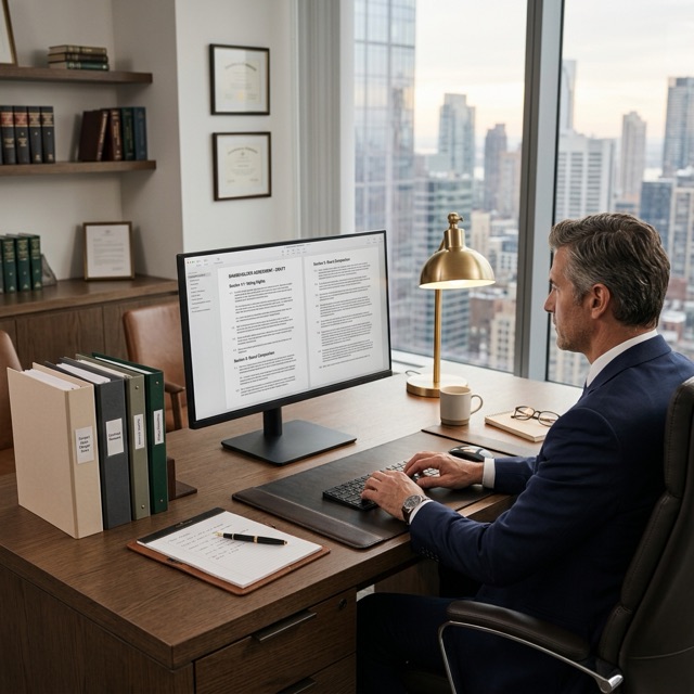 Legal Workspace Mockup