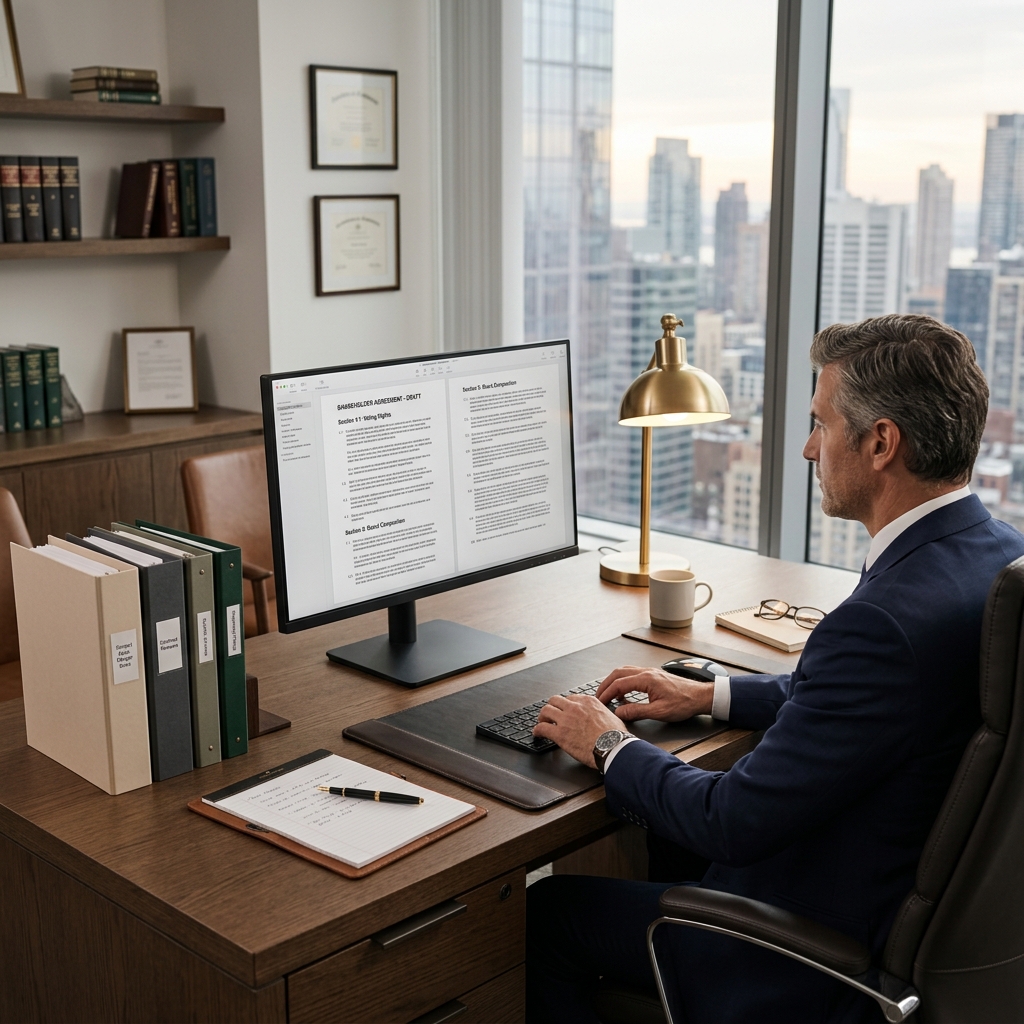 Legal Workspace Mockup